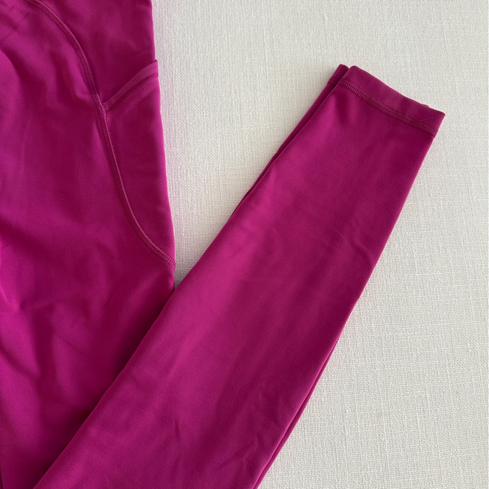 Lululemon Vibrant Pink Leggings - Picture 2 of 10